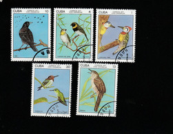 Lotto N° 58 - CUBA  , Serie Completa Di 5 Francobolli,  Tematica Uccelli - Colecciones & Series