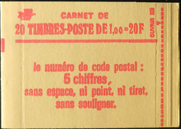 R1703/825 - CARNET (fermé) 20 TIMBRES NEUFS** - TYPE SABINE DE GANDON N°1973a-C3 (GT) - Cote (2022) : 140,00 € - Modernos : 1959-…