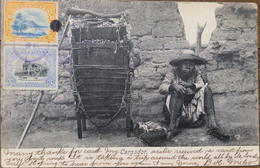 C. P. A. : GUATEMALA :  Cargador, 2 Sellos En 1908 - Guatemala