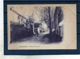 Bedarrides - Avenue De La Gare.( édit. J.Brun & Cie ). - Bedarrides