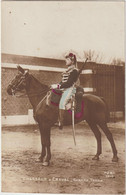 BELGIQUE - Carte Ou Carte Photo D'un Chasseur à Cheval - Grande Tenue. - Verzamelingen & Kavels