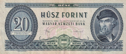 20 FORINT HUSZ FORINT HUNGARY 1980 NATIONAL BANK OF HUNGARY MAGYAR NEMZETI BANK C382 - Hongrie