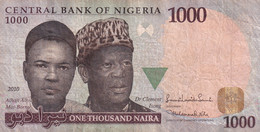 1000 NAIRA ONE THOUSAND NAIRA NIGERIA 2010 CENTRAL BANK OF NIGERIA M56552391 - Nigeria