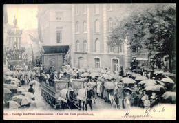 BELGIUM  - ATH - Cortège Des Fêtes Communales -Char Des Etats Provinciaux.(Ed.Mottrie Soeurs)  Carte Postale - Comuniones