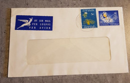 SOUTH AFRICA ENVELOPPE LETTER COVER CIRCULED - Luchtpost