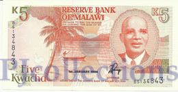 MALAWI 5 KWACHA 1994 PICK 24b UNC - Malawi