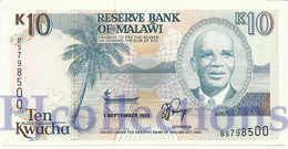 MALAWI 10 KWACHA 1992 PICK 25b UNC - Malawi