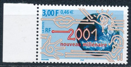 France 2000 - Nouveau Millénaire  YT 3357** Bord De Feuille - Neufs