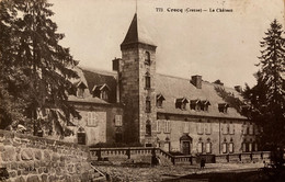 Crocq - Vue Sur Le Château Du Village - Crocq