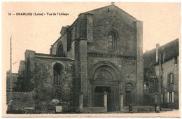 CPA DE CHARLIEU  (LOIRE)  VUE DE L'ABBAYE - Charlieu