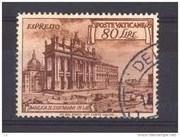 01553  -   Vatican  -  Exprès  :  Mi  160 C  (o)  Dentelé: 13 1/4 X 14 - Priority Mail