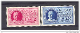 Vatican  -  Exprès  -  1929  :  Yv  1-2  ** - Espresso