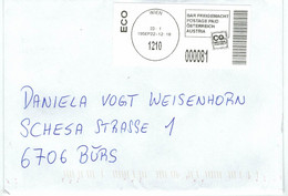 Label 1210 Wien 2022 CO2-neutral - Lettres & Documents