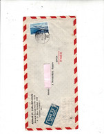 TURCHIA  1950 - Lettera Posta Aerea To Italy - Unificato  A 15 - Cartas & Documentos