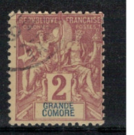 GRANDE COMORE      N°  YVERT 2   OBLITERE    ( OB 10/21 ) - Oblitérés