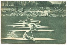Rowing Kayak Canoe - Regatta Zagreb, River Sava, Year 1949 - Aviron