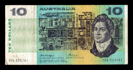 Australia 10 Dollars 1974-1991 Pick 45b T. 781 BC/MBC F/VF - 1974-94 Australia Reserve Bank (paper Notes)