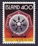 1980. Iceland. Broadcasting Corporation. Used. Mi. Nr. 562 - Oblitérés