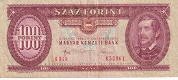 100 FORINT SZAZ FORINT HUNGARY 1984 MAGYAR NEMZETI BANK B973052061 - Hongrie