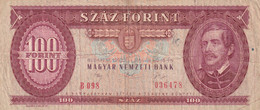 100 FORINT SZAZ FORINT HUNGARY 1992 MAGYAR NEMZETI BANK B098036478 - Hongrie