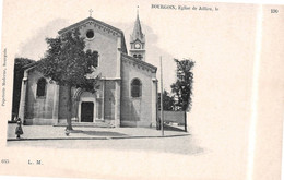 JALLIEU (Isère) Par Bourgoin - L'Eglise - Précurseur Carte-Nuage 190? - Jallieu