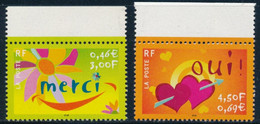 France 2001 - Timbres De Messages YT 3379-3380** Bord De Feuille - Neufs