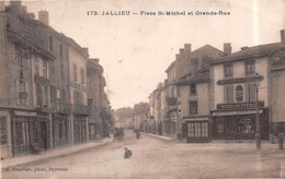 JALLIEU (Isère) - Place Saint-Michel Et Grande Rue - Herboristerie - Jallieu