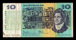 Australia 10 Dollars 1974-1991 Pick 45e T. 298 BC/MBC F/VF - 1974-94 Australia Reserve Bank (paper Notes)