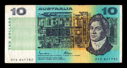 Australia 10 Dollars 1974-1991 Pick 45e T. 782 BC/MBC F/VF - 1974-94 Australia Reserve Bank