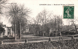 14198 CONDOM   Boulevard Saint Jean Et Cathédrale       (Recto-verso) 32 - Condom