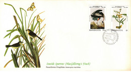 Barbados  1985 Birds First Day Of Issue - Sparrows