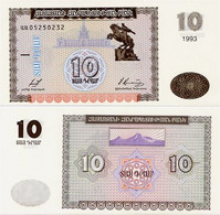 ARMENIA       10 Dram       P-33       1993       UNC - Arménie