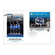 Estonia 2021 Estonian Women’s Epee Team – Olympic Winner Tokyo 2020 FDC - Estate 2020 : Tokio