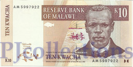 MALAWI 10 KWACHA 1997 PICK 37 UNC - Malawi