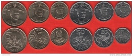 Swaziland Set Of 6 Coins: 10 Cents - 5 Emalangeni 2015 "Mswati III" UNC - Swazilandia