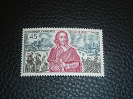 Cardinal De Richelieu (1585-1642) Ecclesiastique - 45c. - Gris-bleu, Sépia Et Carmin - Neuf - Année 1970 - - Unused Stamps