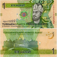 TURKMENISTAN       1 Manat       P-29a       2012       UNC - Turkmenistan