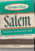 Salem Filter Cigarettes - Full Matchbook - Matchboxes