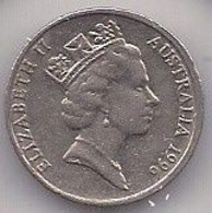 AUSTRALIA - MONEDA DE 5 CENT DE 1996 - 5 Cents