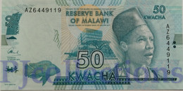 MALAWI 50 KWACHA 2016 PICK 64c UNC - Malawi