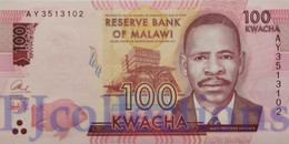 MALAWI 100 KWACHA 2016 PICK 65b UNC - Malawi