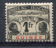 Guinée          Taxe    N° 15 * - Unused Stamps