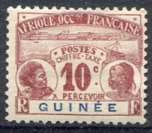 Guinée          Taxe    N° 9* - Nuevos