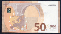 50 EURO ITALY  LAGARDE S049 SE  Ch  "94"  UNC - 50 Euro