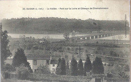 Frankrijk  Postkaart  Oudon "L Vallee - Pont Sur La Loire Et Cóteaux De Champtoceaux" Gebruikt  (9093) - Oudon