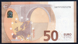 50 EURO ITALY  LAGARDE S040 SB  Ch  "97"  UNC - 50 Euro