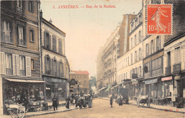 92-ASNIERES- RUE DE LA STATION - Asnieres Sur Seine