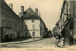 Neufchâteau * La Rue De France * Horlogerie Bijouterie * Imprimerie Léon BEAUCOLIN - Neufchateau