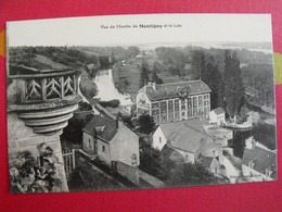 Carte Postale. Eure Et Loir 28. Montigny-le-Gannelon. Vue Du Moulin De Montigny Et Le Loir - Montigny-le-Gannelon