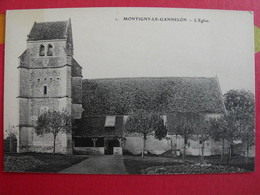 Carte Postale. Eure Et Loir 28. Montigny-le-Gannelon. L'église - Montigny-le-Gannelon